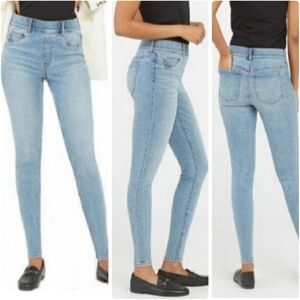 SPANX Ankle Skinny Jeans, in Light Wash